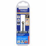 DIN335C HSSE5% cobalt 90° countersinker- Cylindrical shank (Hanging box) / Ø: 9.4 / L: 50 - TIVOLY - milling - Reference: 10331620940 - Vue 2 - Professional Tool