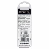 Carbide rotary burr Cylindrical tip, Normal teeth Chip-breaker D shaped (Hanging box) # / Ø: 6 / d2: 6 / L: 50 - TIVOLY - milling - Reference: 10316320600 - Vue 3 - Professional Tool