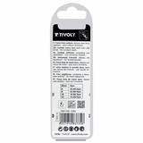 Fraise lime carbure Ogive Denture normale brise copeaux Forme D (Boite brochable) # / Ø: 12 / d2: 6 / L: 70 - TIVOLY - fraisage - Référence: 10317921200 - Vue 3 - Outil professionnel