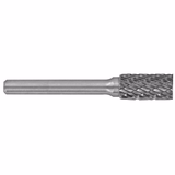Carbide rotary burr Cylindrical tip, Normal teeth Chip-breaker D shaped (Hanging box) # / Ø: 10 / d2: 6 / L: 65 - TIVOLY - milling - Reference: 10316321000 - Vue 1 - Professional Tool
