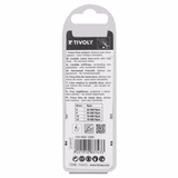 Fresa rotativa metal duro. Punta Esférica. Dentado normal. Forma D (Caja colgante) # / Ø: 12 / d2: 6 / L: 75 - TIVOLY - fresado - Referencia: 10318521200 - Vue 3 - Herramienta profesional