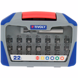 22 pièces -21 embouts standard + 1 porte-embout  - TIVOLY - vissage & serrage - Référence: 11501572002 - Vue 1 - Outil professionnel