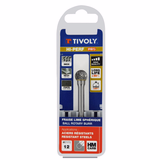 Carbide rotary burr Spherical, Normal teeth Chip-breaker D shaped (Hanging box) # / Ø: 12 / d2: 6 / L: 75 - TIVOLY - milling - Reference: 10318521200 - Vue 2 - Professional Tool