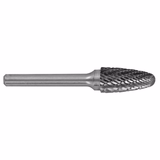 Fresa rotativa metal duro. Punta Ojiva con radio. Dentado normal. Forma D (Caja colgante) # / Ø: 12 / d2: 6 / L: 70 - TIVOLY - fresado - Referencia: 10318321200 - Vue 1 - Herramienta profesional