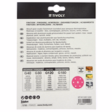 Disco -AUTOADHESIVO -Ø150 mm - Perforación 6 orificios -Para lijadora excéntrica (Funda cartón) / Dim Ø150 / Gr : 120 - TIVOLY - lijado - Referencia: XT10112011222 - Vue 3 - Herramienta profesional