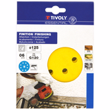 Disque AUTO-AGRIPPANT -Ø125mm -Perforation 8 trous -Pour ponceuse excentrique (Etui carton) / Dim Ø125 / Gr : 80 - TIVOLY - ponçage - Référence: XT10112011211 - Vue 2 - Outil professionnel