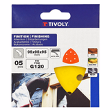 Patin AUTO-AGRIPPANT -95x95x95mm -Pour ponceuse Delta (Etui carton) / Dim 95x95x95 / Gr : 120 - TIVOLY - ponçage - Référence: XT10122012042 - Vue 2 - Outil professionnel