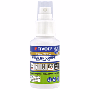 Huile de Coupe Spray 50ml - Sans PFAS & Biodégradable  - perçage - Référence: 11111820001 - Outil professionnel - Tivoly