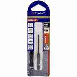 Ø: 2.2 / L: 72 / Foret métaux taillé meulé Shock Serie HSS -Revêtu STEAM -Affûtage spécial -Queue hexagonale (Blister) - TIVOLY - perçage - Référence: 11434320220 - Vue 2 - Outil professionnel
