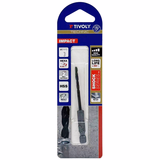 Ø: 3 / L: 80 / Foret métaux taillé meulé Shock Serie HSS -Revêtu STEAM -Affûtage spécial -Queue hexagonale (Blister) - TIVOLY - perçage - Référence: 11434320300 - Vue 2 - Outil professionnel