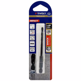 Ø: 4 / L: 94 / Shock Series fully ground HSS metal drill bit - Special point - Hexagonal shank (Blister) - TIVOLY - drilling - Reference: 11434320400 - Vue 2 - Professional Tool