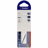 Ø: 1 / L: 34 / Foret métaux taillé meulé HSS - STEAM - DIN338 - h8 - Pointe en croix (Blister) - TIVOLY - perçage - Référence: 11436720100 - Vue 2 - Outil professionnel
