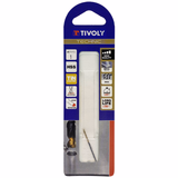 Ø: 1 / L: 34 / Fully ground HSS metal drill bit - TiN-coated tip - Split point - Tri-flat shank (Blister) - TIVOLY - drilling - Reference: 11453120100 - Vue 2 - Professional Tool