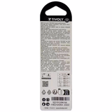 Ø: 3.5 / L: 70 / Foret métaux taillé meulé HSS -Revêtu en bout TiN -DIN338 -h8 -Pointe en croix -Queue à 3 méplats (Blister) - TIVOLY - perçage - Référence: 11453120350 - Vue 4 - Outil professionnel