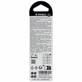 Ø: 4.2 / L: 75 / Fully ground HSS metal drill bit - TiN-coated tip - Split point - Tri-flat shank (Blister) - TIVOLY - drilling - Reference: 11453120420 - Vue 4 - Professional Tool