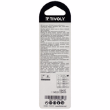 Ø: 4.5 / L: 80 / Foret métaux taillé meulé HSS -Revêtu en bout TiN -DIN338 -h8 -Pointe en croix -Queue à 3 méplats (Blister) - TIVOLY - perçage - Référence: 11453120450 - Vue 4 - Outil professionnel