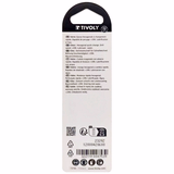 Ø: 6 / Foret verres 4 taillants -Revêtu TiN -Queue hexagonale (Blister) / L: 65 - TIVOLY - perçage - Référence: 12000420600 - Vue 3 - Outil professionnel