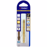 Ø: 7 / Glass drill bit with 4 cutters - TiN coated - Hexagonal shank (Blister) / L: 70 - TIVOLY - drilling - Reference: 12000420700 - Vue 2 - Professional Tool