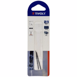 Ø: 1.5 / L: 40 / Fully ground HSS metal drill bit - STEAM - Split point (Blister) - TIVOLY - drilling - Reference: 11436720150 - Vue 2 - Professional Tool