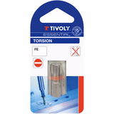 Screwdriver bit -Torsion TiN - For slotted screws ESSENTIAL (Blister) - TIVOLY - screwdriving - Reference: 1152012 - Vue 2 - Professional Tool