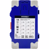 12 groove-cutting router bits - 8 mm shank  - TIVOLY - routing - Reference: XT606470002 - Vue 2 - Professional Tool