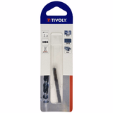 Ø: 2.2 / L: 53 / Foret métaux taillé meulé HSS - STEAM - DIN338 - h8 - Pointe en croix (Blister) - TIVOLY - perçage - Référence: 11436720220 - Vue 2 - Outil professionnel