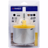 Ø: 103 / HM tungsten carbide coated hole saw (Blister Box) / H: 55 - TIVOLY - sawing - Reference: XT50522052416 - Vue 2 - Professional Tool