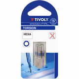 Embout de vissage -Torsion -Pour vis 6 pans ESSENTIAL (Blister) - TIVOLY - vissage & serrage - Référence: 1152062 - Vue 2 - Outil professionnel