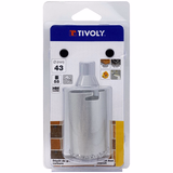 Ø: 43 / HM tungsten carbide coated hole saw (Blister Box) / H: 55 - TIVOLY - sawing - Reference: XT50522052402 - Vue 2 - Professional Tool