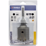 SDS+ carbide core kit (Blister Box) / Ø: 65 / H: 55 - TIVOLY - sawing - Reference: XT50522052602 - Vue 2 - Professional Tool