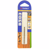 Ø: 2.5 / HSS wood drill bit - Speed Point fluting - Cylindrical shank - SLR graduated (Blister) / L: 49 - TIVOLY - drilling - Reference: 10864020250 - Vue 2 - Professional Tool