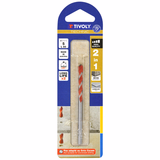 Ø: 5 / Broca 2 en 1 hormigón y azulejos -Placa de Metal Duro afilada -Doble acanalado (Blíster) / L: 85 - TIVOLY - taladrado - Referencia: 10913020500 - Vue 2 - Herramienta profesional
