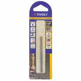 Ø: 4 / Broca para hormigón -Placa de Metal Duro con punta de centrado -Mango cilíndrico de 3 caras planas (Blíster) / L: 75 - TIVOLY - taladrado - Referencia: 10960520400 - Vue 2 - Herramienta profesional