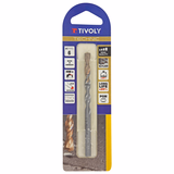 Ø: 6 / Broca para hormigón -Placa de Metal Duro con punta de centrado -Mango cilíndrico de 3 caras planas (Blíster) / L: 100 - TIVOLY - taladrado - Referencia: 10960520600 - Vue 2 - Herramienta profesional