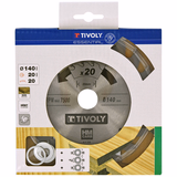 Ø: 140 x Ø2: 20 x Z: 20 / Circular saw blade - High-speed - For wood and plaster - For portable saw (Carton sleeve)  - TIVOLY - sawing - Reference: XT50514004136 - Vue 2 - Professional Tool