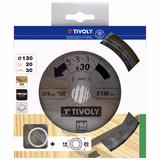 Ø: 130 x Ø2: 20 x Z: 30 / Lame de scie circulaire -Finition - Pour Bois dur, stratifié, parquet -Pour scie portative (Etui carton)  - TIVOLY - sciage - Référence: XT50514004164 - Vue 2 - Outil professionnel