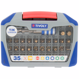 35 pièces -34 embouts torsion revêtus TiN + 1 porte-embout magnétique Quick change  - TIVOLY - vissage & serrage - Référence: 11521572004 - Vue 1 - Outil professionnel