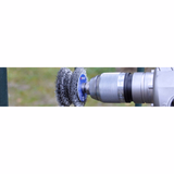 Brosse CIRCULAIRE ETAGEE -fil acier -décapage du métal (Blister Box) / Ø: 60 / 0.35 - TIVOLY - brossage - Référence: XT202520140 - Vue 3 - Outil professionnel