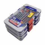 22 pièces -Coffret RANGER -Kit spécial perçage pour assemblage + fixations  - TIVOLY - mallettes mixtes - Référence: 11901170061 - Vue 2 - Outil professionnel