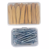 Kit de accesorios de montaje: 30 tacos oblicuos y 30 tornillos PZ2  - TIVOLY - accesorios - Referencia: 11110220008 - Vue 1 - Herramienta profesional