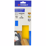 Patin NON-PERFORÉ -93x230mm -Pour ponceuse vibrante (Etui carton) / Dim 93x230 / Gr : 180 - TIVOLY - ponçage - Référence: XT10122012103 - Vue 2 - Outil professionnel