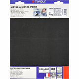 WATERPROOF sanding sheets - 230x280mm (Hanging cardboard) / Dim 230x280 / Gr : 240 - TIVOLY - sanding - Reference: XT10131013031 - Vue 2 - Professional Tool