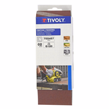 Bande SANS FIN -75x457mm -Pour ponceuse à Bande sans fin (Etui carton) / Dim 75x457 / Gr : 120 - TIVOLY - ponçage - Référence: XT10142014203 - Vue 2 - Outil professionnel