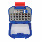 22 pieces - 21 stainless steel torsion bits + 1 Quick-Change magnetic bit holder  - TIVOLY - screwdriving - Reference: 11521572007 - Vue 3 - Professional Tool