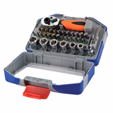 34 pieces - 19 torsion bits + 7 sockets + 1 socket holder + 1 screwdriver handle  - TIVOLY - screwdriving - Reference: 11521572008 - Vue 5 - Professional Tool