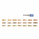 22 pieces - 21 diamond torsion bits + 1 magnetic Quick-Change bit holder  - TIVOLY - screwdriving - Reference: 11521572005 - Vue 2 - Professional Tool