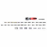 34 pieces - 19 torsion bits + 7 sockets + 1 socket holder + 1 screwdriver handle  - TIVOLY - screwdriving - Reference: 11521572008 - Vue 2 - Professional Tool