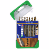 8 brocas para madera speed point Ø 2 a 10 mm  - TIVOLY - taladrado - Referencia: 10864070001 - Vue 1 - Herramienta profesional