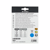 Disque AUTO-AGRIPPANT -Ø125mm -Pour ponceuse excentrique ou perceuse (+plateau) (Etui carton) / Dim Ø125 / Gr : 40 - TIVOLY - ponçage - Référence: XT10112011110 - Vue 3 - Outil professionnel