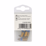 Screwdriver bit -Torsion TiN - For Pozidriv screws ESSENTIAL (Hanging box) - TIVOLY - screwdriving - Reference: 1152226 - Vue 3 - Professional Tool